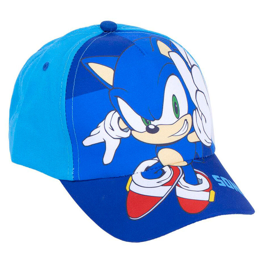 Gorras Sonic The Hedgehog surtidas en azul y rojo - 2