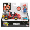 Figura de Mario de 7 cm con kart rojo de The Super Mario Bros. Movie