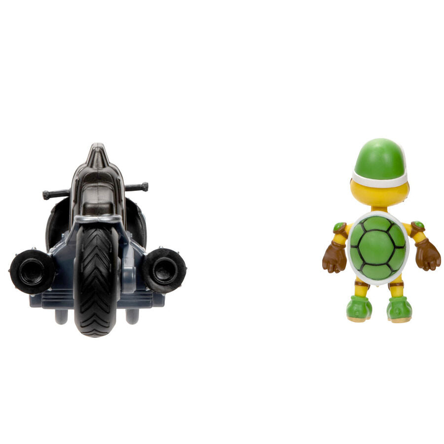 Figura de Koopa Troopa con kart de carreras de Super Mario Bros. - 6