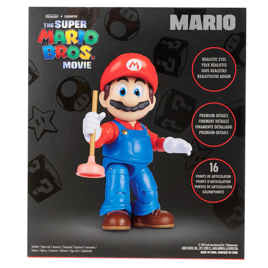 Figura de Mario de Super Mario Bros con desatascador - 9