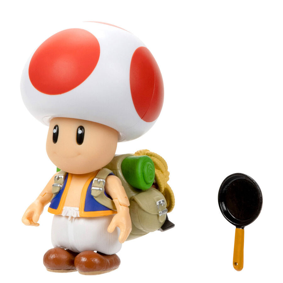 Figura de Toad de Super Mario Bros. Movie de 13 cm con sartén - 4