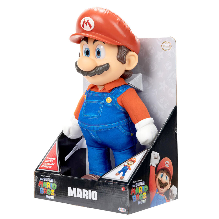 Peluche articulable de Mario de Super Mario Bros. La Película de 30 cm - 7