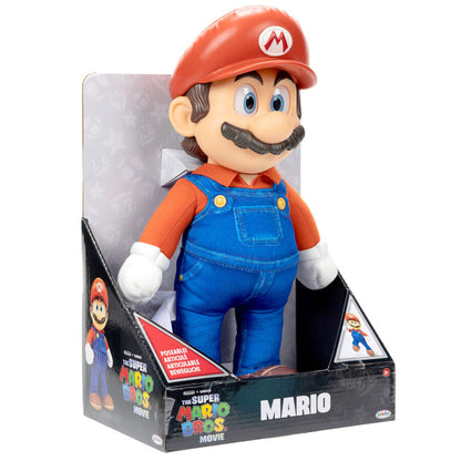Peluche articulable de Mario de Super Mario Bros. La Película de 30 cm - 8