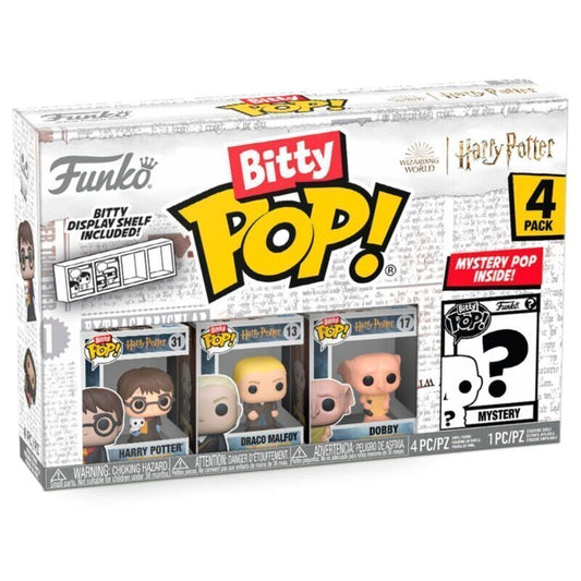 Blíster FUNKO Bitty Pop! Harry Potter con cuatro figuras
