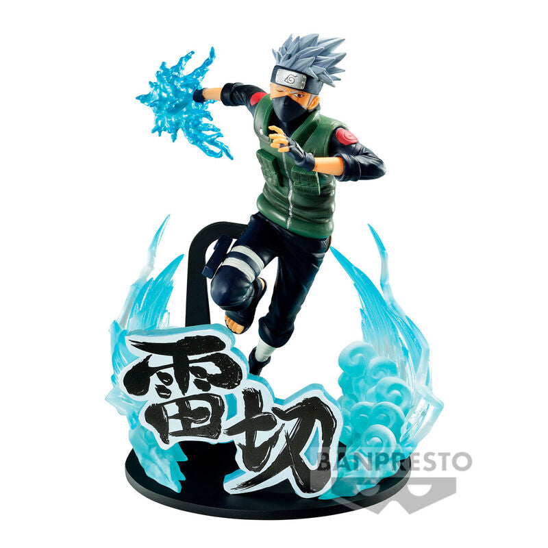Figura de Hatake Kakashi Vibration Stars de Naruto Shippuden con efectos azules
