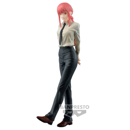 Figura de Makima de Chainsaw Man con camisa clara y corbata negra