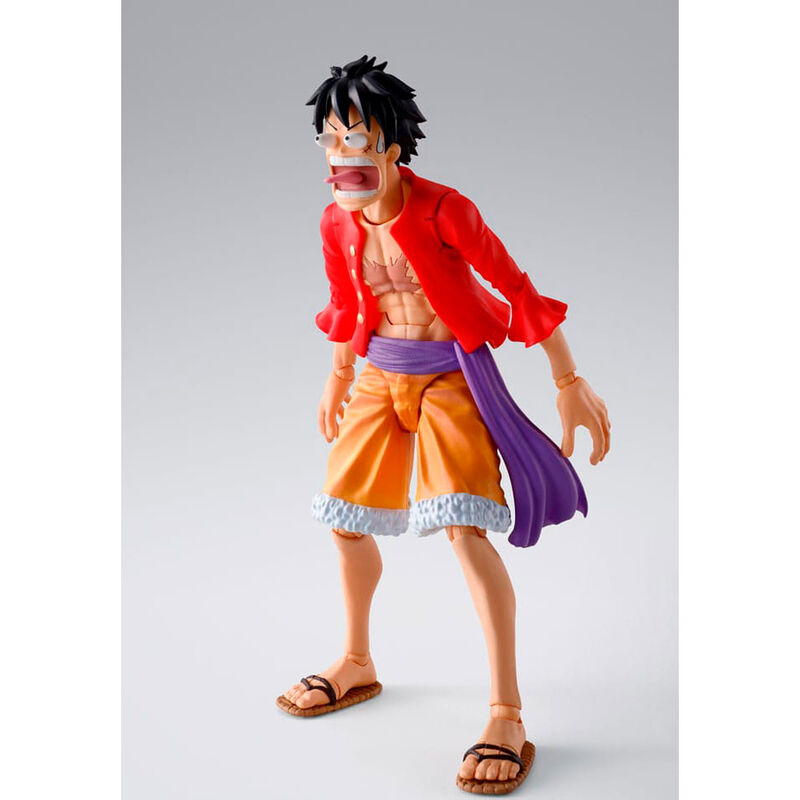 Figura articulada de Monkey D. Luffy de One Piece con sombrero de paja - 3