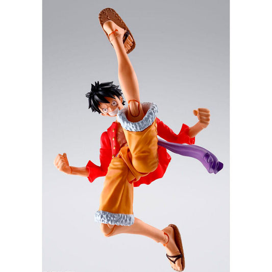 Figura articulada de Monkey D. Luffy de One Piece con sombrero de paja - 4