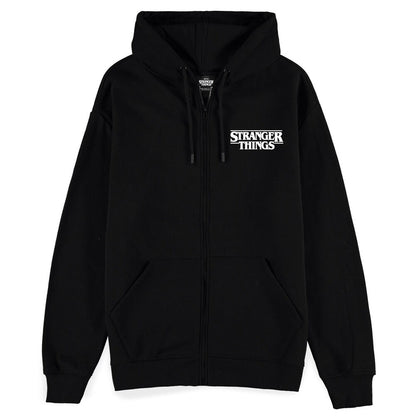 Sudadera negra Fireball de Stranger Things con capucha - 3