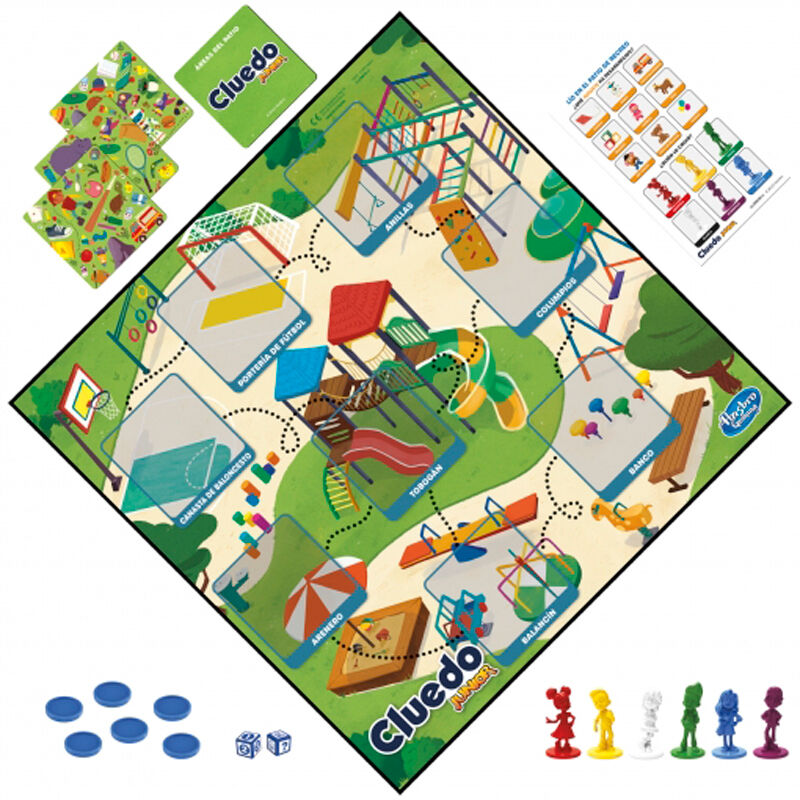 Caja de Cluedo Junior de Hasbro con tablero de doble cara y dos misterios - 3