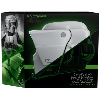 Casco electrónico blanco y negro de Scout Trooper de Star Wars - 2