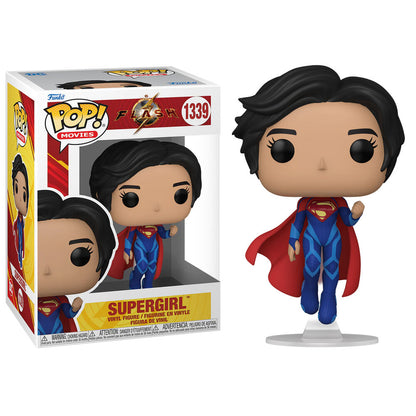 Figura Funko POP! de Supergirl con uniforme azul y capa roja - 2