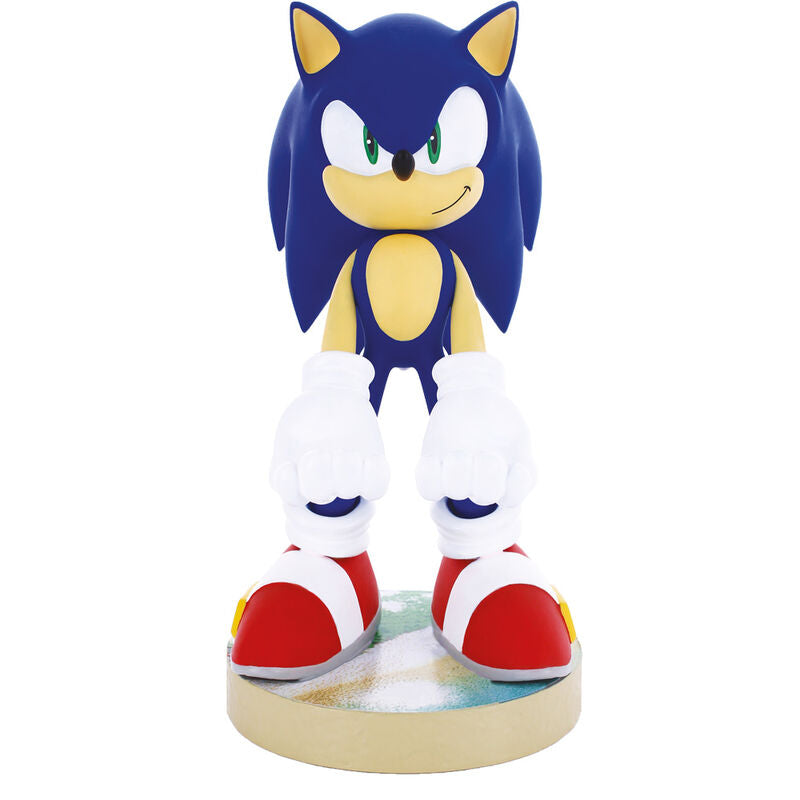 Figura soporte Cable Guy de Sonic sobre base circular