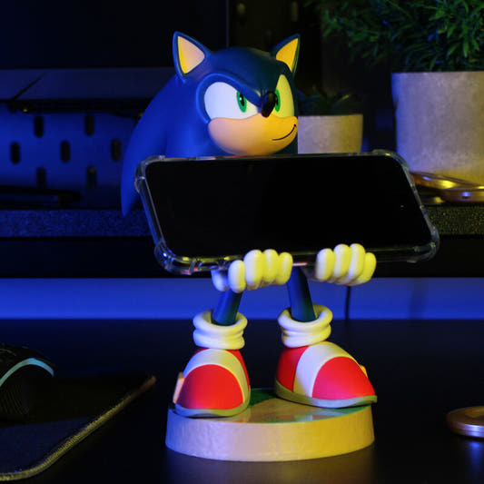 Figura soporte Cable Guy de Sonic sobre base circular - 14