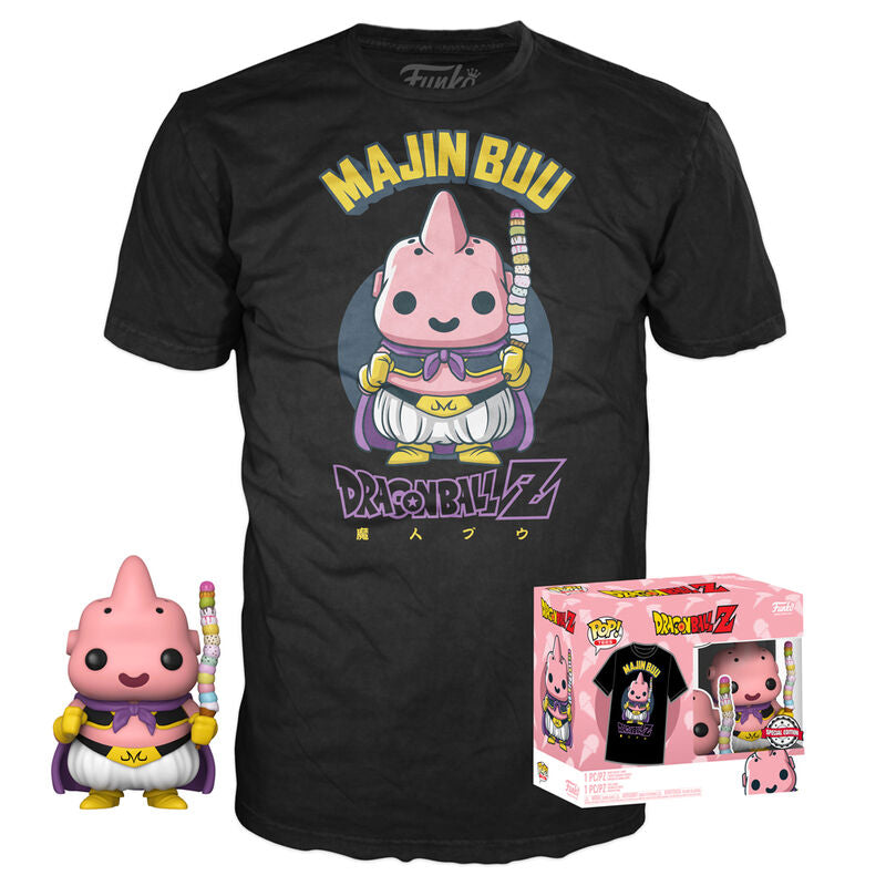 Set Funko POP! de Majin Buu con camiseta negra de Dragon Ball Z - 7