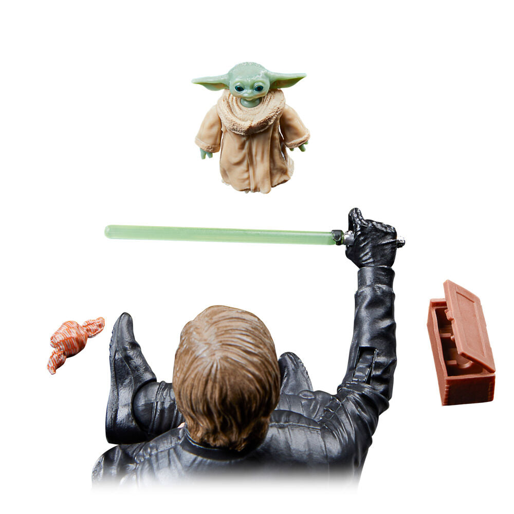 Figura de Luke Skywalker y Grogu de Star Wars The Black Series - 8