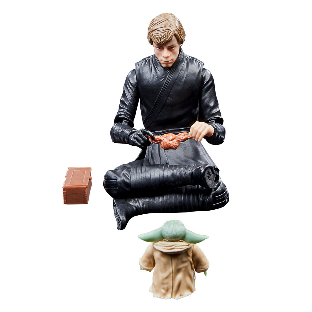 Figura de Luke Skywalker y Grogu de Star Wars The Black Series - 9