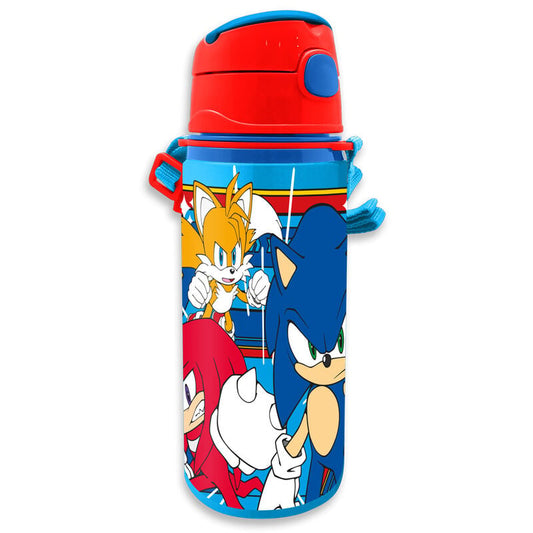 Cantimplora de aluminio Sonic The Hedgehog de 600 ml con asa