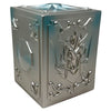 Hucha plateada de Dragon Shiryu de Saint Seiya con relieve de dragón