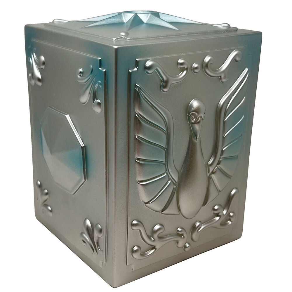 Hucha plateada del Cisne de Hyoga y Pandora de Saint Seiya