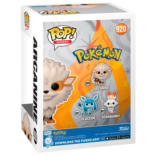 Figura Funko POP! de Arcanine con gafas naranjas - 3