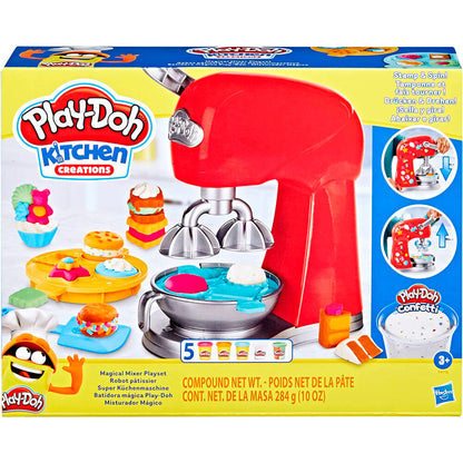 Batidora Mágica Play-Doh roja con moldes, accesorios y cinco botes de plastilina - 2