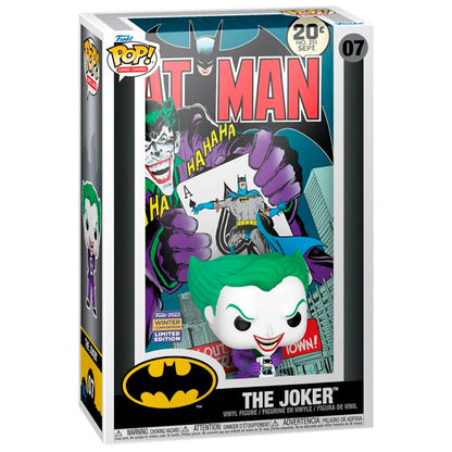Figura Funko POP! Comic Cover de The Joker con portada de Batman