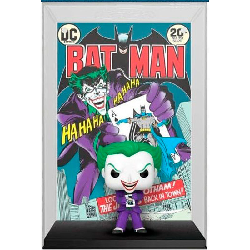 Figura Funko POP! Comic Cover de The Joker con portada de Batman - 2