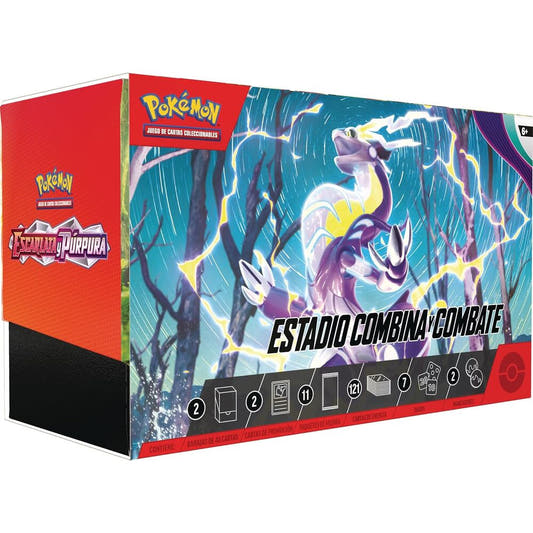 Estuche Pokémon Estadio Combina y Combate con ilustraciones de Pokémon - 2