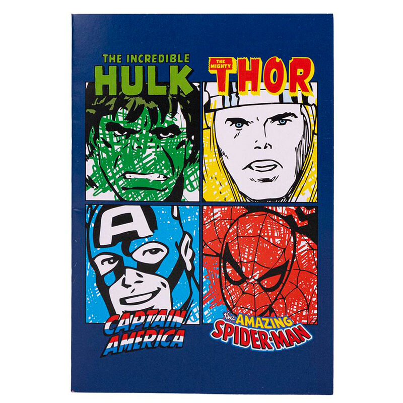 Set de papelería coloreable Marvel Los Vengadores - 4