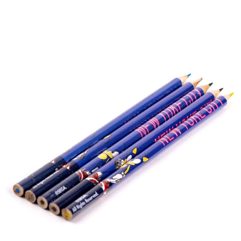 Set de papelería coloreable Sonic Prime con cuadernos, lápices y pegatinas - 6