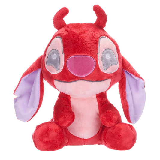 Peluche Stitch Snuggletime Leroy rojo de 23 cm
