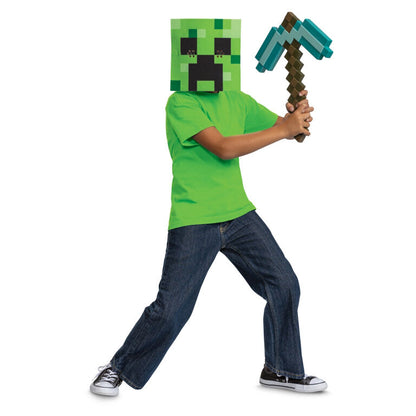 Máscara de Creeper y pico pixelado de Minecraft DISGUISE - 2