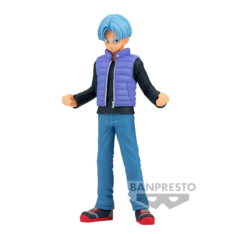 Figura de Trunks de Dragon Ball Super Super Hero con chaleco morado - 2