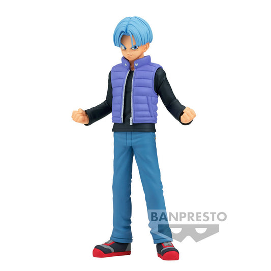 Figura de Trunks de Dragon Ball Super Super Hero con chaleco morado - 2
