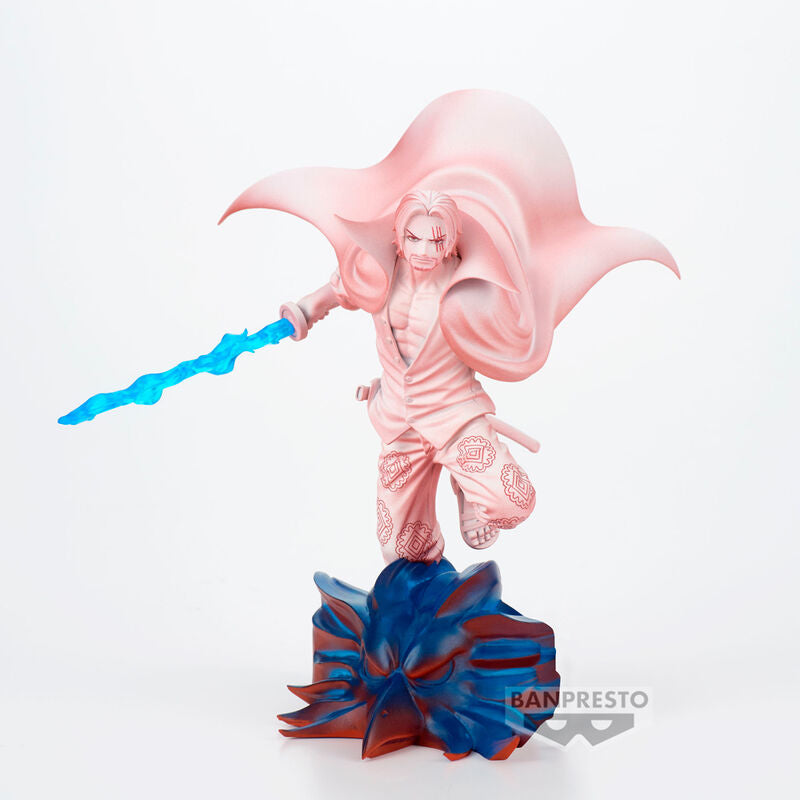 Figura de Shanks de One Piece Film Red con espada y efecto azul - 2