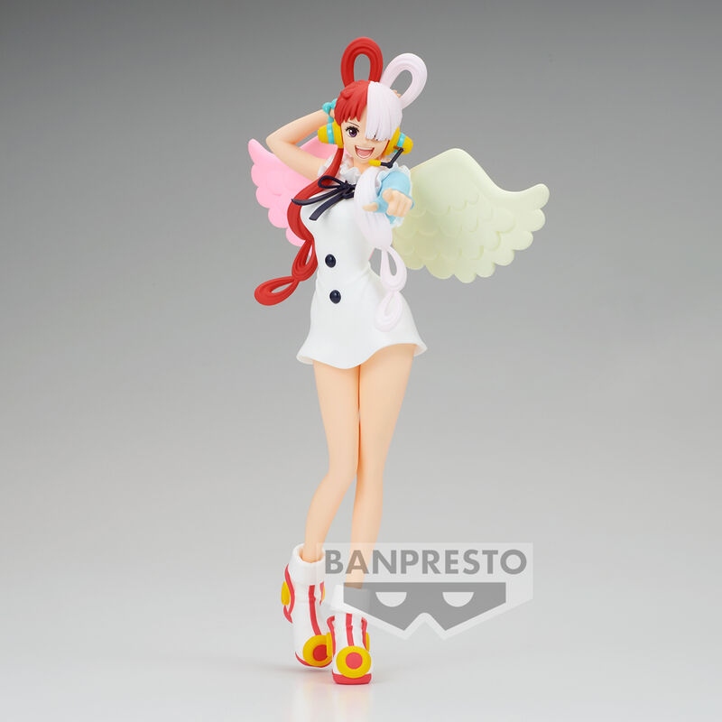 Figura de Uta de One Piece con alas pastel y cabello bicolor - 2