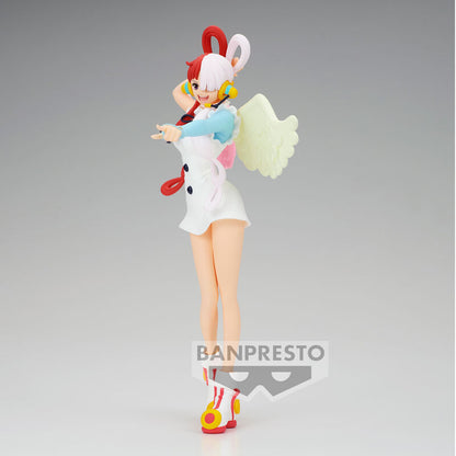 Figura de Uta de One Piece con alas pastel y cabello bicolor - 4
