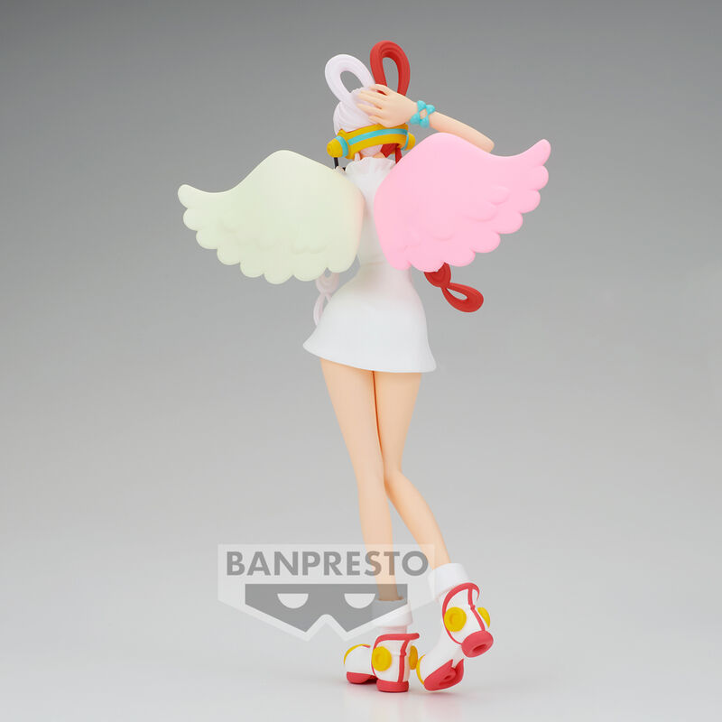 Figura de Uta de One Piece con alas pastel y cabello bicolor - 5