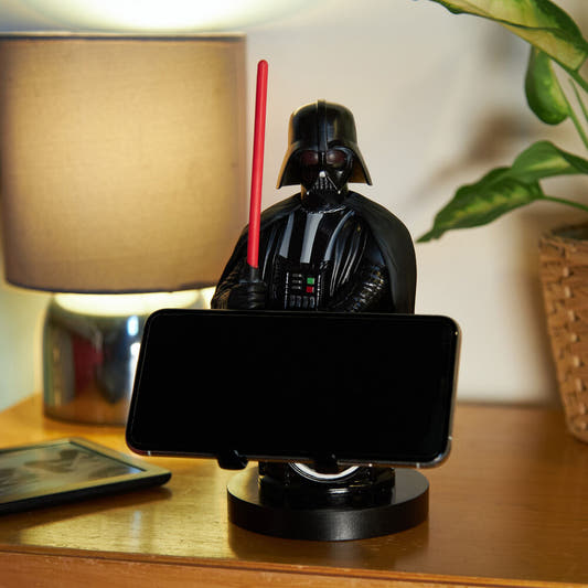 Soporte Cable Guy de Darth Vader con sable de luz rojo - 20