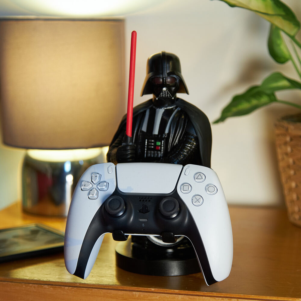 Soporte Cable Guy de Darth Vader con sable de luz rojo - 21