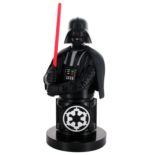 Soporte Cable Guy de Darth Vader con sable de luz rojo - 2