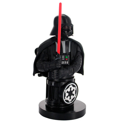 Soporte Cable Guy de Darth Vader con sable de luz rojo - 8