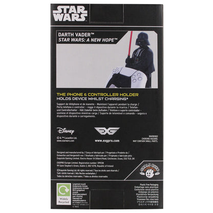 Soporte Cable Guy de Darth Vader con sable de luz rojo - 12