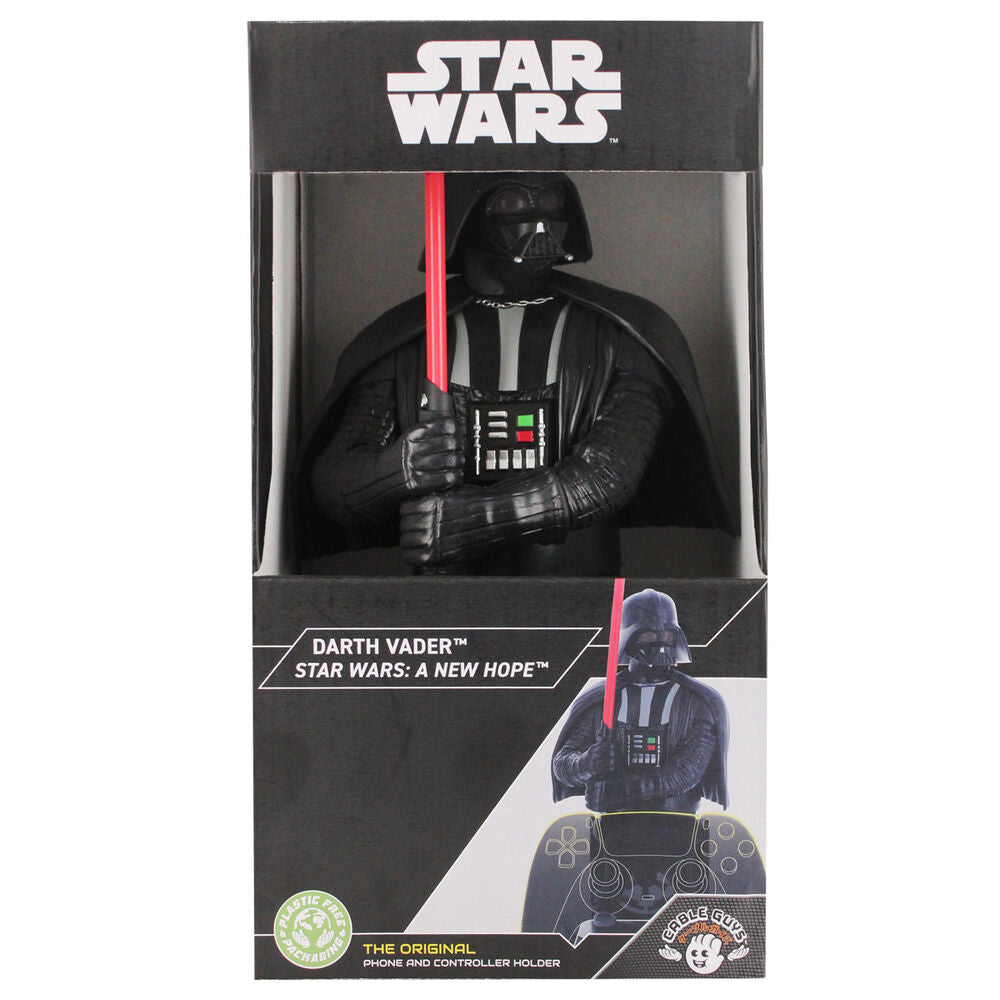 Soporte Cable Guy de Darth Vader con sable de luz rojo - 15