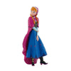 Figura de Anna de Frozen Disney con capa rosa y vestido azul