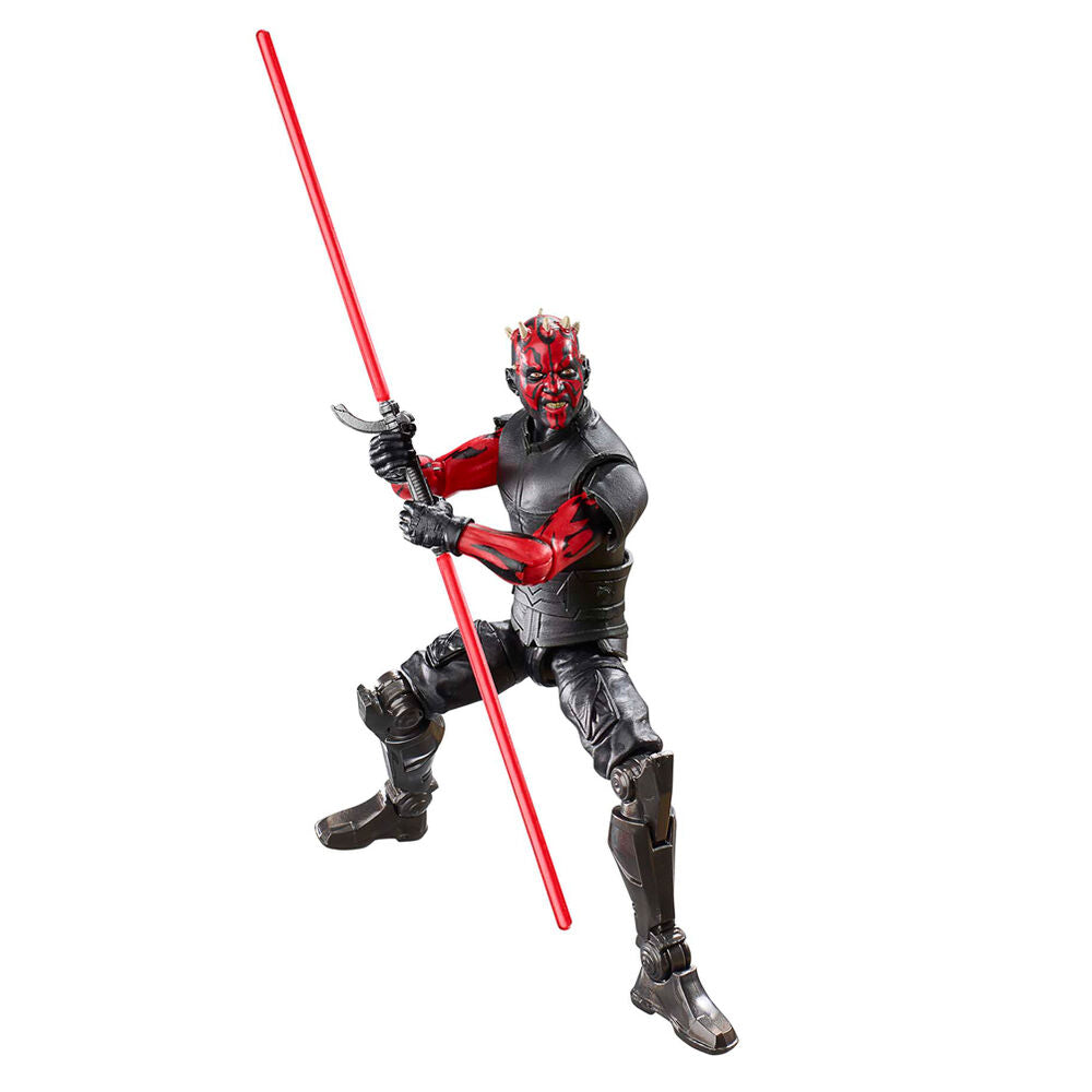 Figura articulada de Darth Maul Star Wars con sable de luz rojo - 3