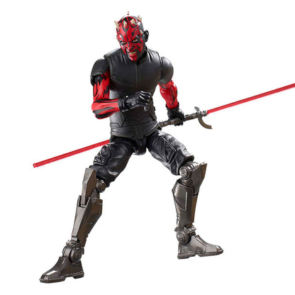 Figura articulada de Darth Maul Star Wars con sable de luz rojo - 5