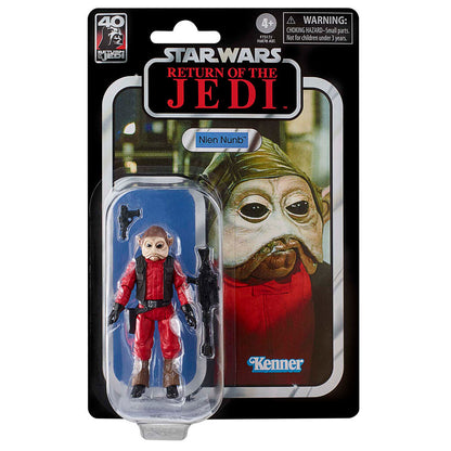 Figura articulada de Nien Nunb de Star Wars Return of the Jedi con accesorios