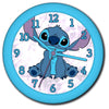 Reloj de pared azul de Disney Stitch con esfera numerada